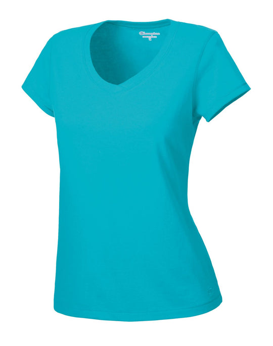 Champion Women's Favorite Cotton V-Neck T-Shirt