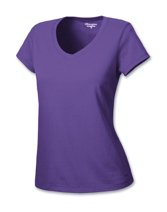 Champion Women's Favorite Cotton V-Neck T-Shirt