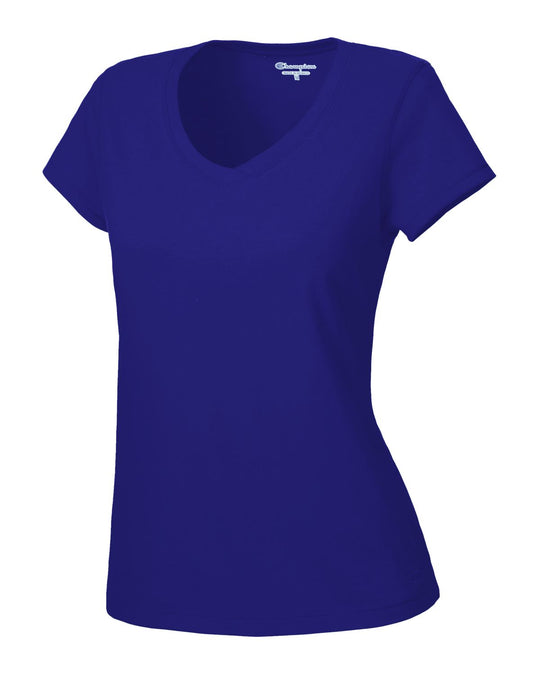 Champion Women's Favorite Cotton V-Neck T-Shirt