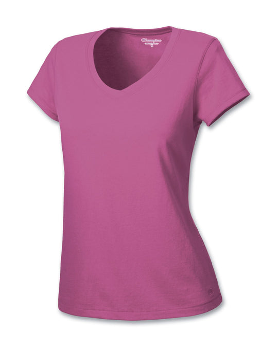 Champion Women's Favorite Cotton V-Neck T-Shirt