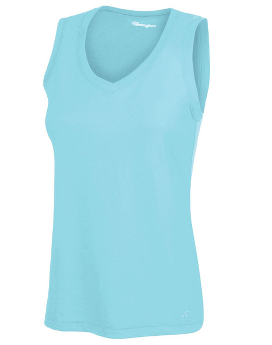 Champion Women's Favorite Cotton V-Neck Tank Top