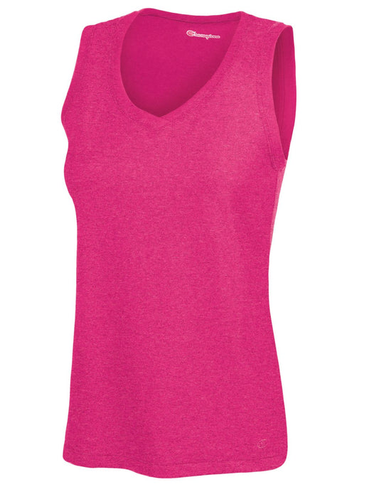 Champion Women's Favorite Cotton V-Neck Tank Top