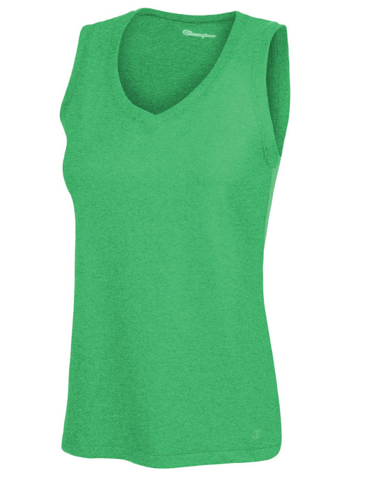 Champion Women's Favorite Cotton V-Neck Tank Top
