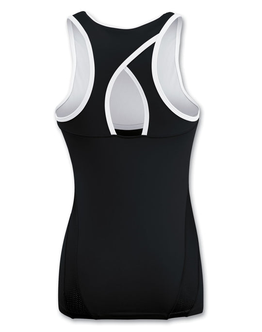 Champion Double Dry® 1/4-Zip Workout Tank Top with Built-In Medium-Support Bra