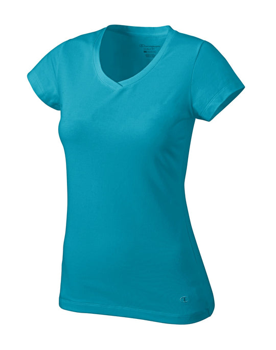 Champion Double Dry Cotton Solid-Color Women's T Shirt