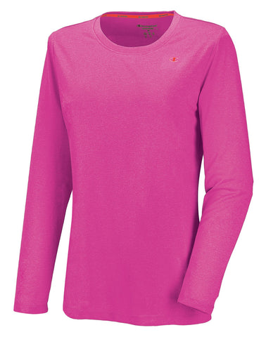 Champion Vapor PowerTrain Long Sleeve Heather Women's Tee