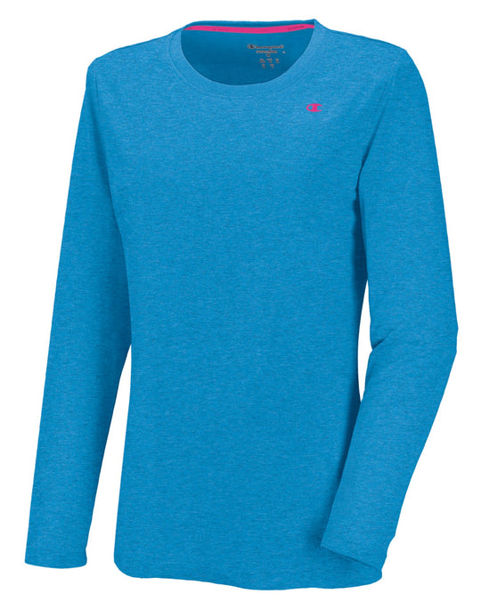 Champion Vapor PowerTrain Long Sleeve Heather Women's Tee