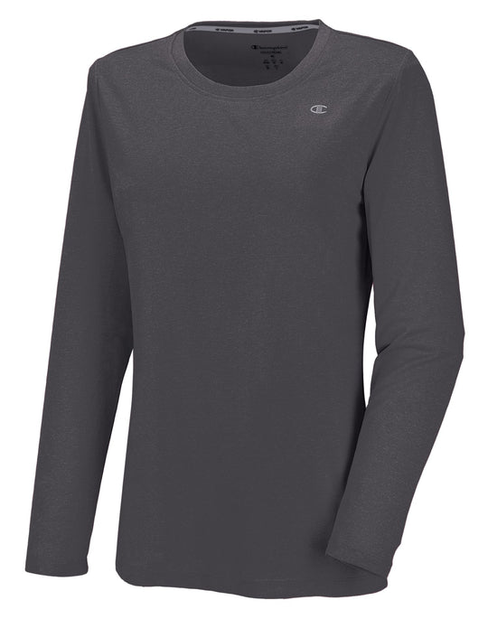 Champion Vapor PowerTrain Long Sleeve Heather Women's Tee