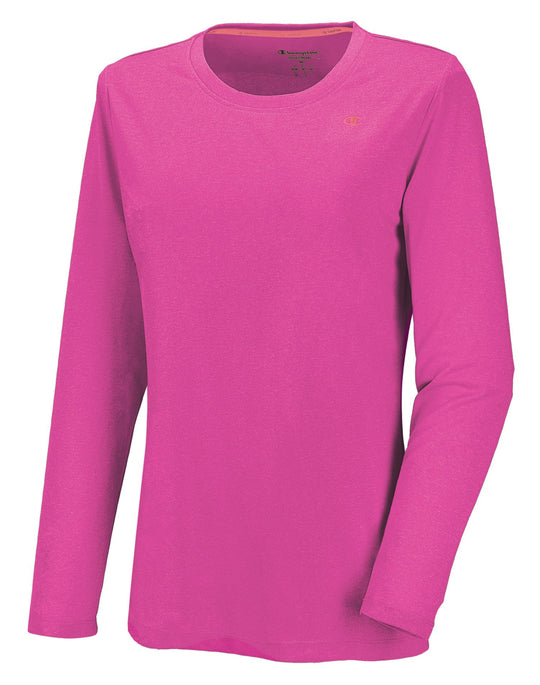 Champion Vapor PowerTrain Long Sleeve Heather Women's Tee