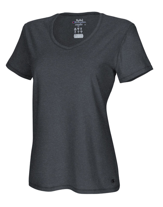 Champion Women`s Authentic Jersey V-Neck Tee