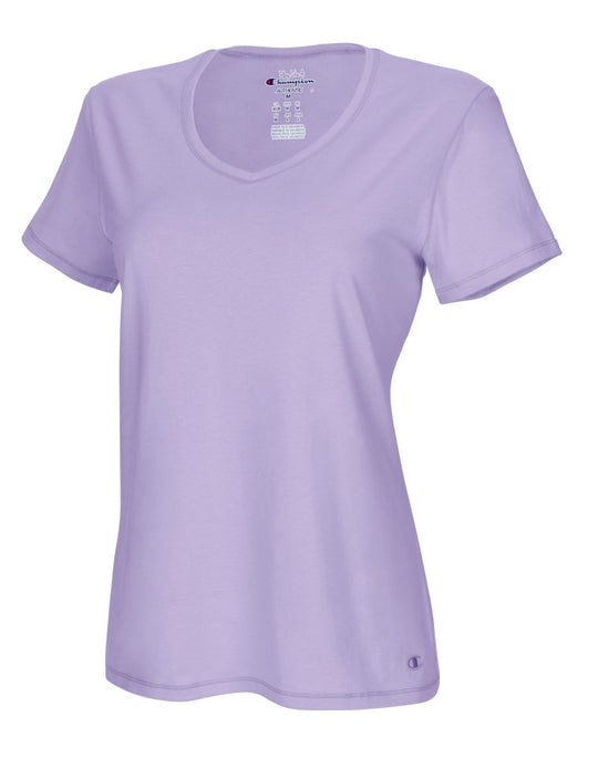 Champion Women`s Authentic Jersey V-Neck Tee