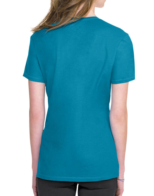 Champion Women`s Authentic Jersey V-Neck Tee