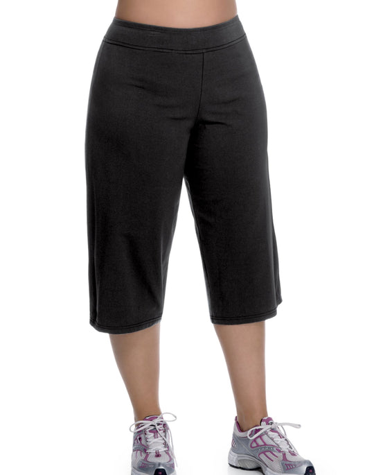 Champion Stretch-Cotton Semi-Fitted Plus-Size Women's Knee Pants