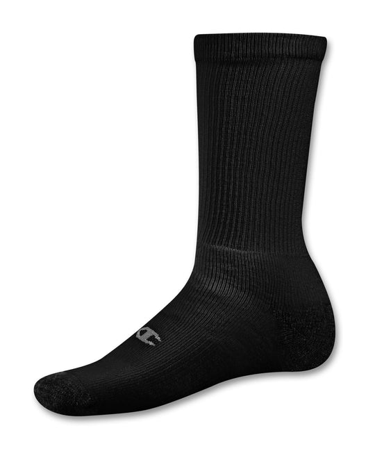 Champion Performance Crew-Length Men's Athletic Socks 6 Pairs