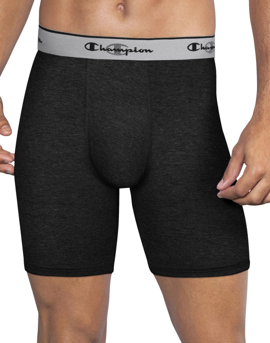 Champion Men's Performance Stretch Long Boxer Briefs 2 Pack