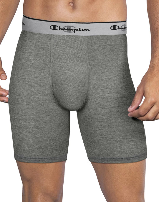 Champion Men's Performance Stretch Long Boxer Briefs 2 Pack