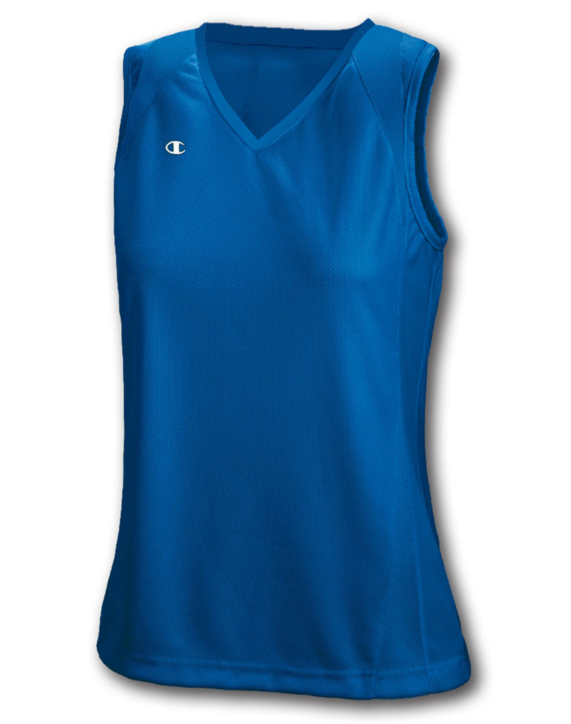 Champion Double Dry Solid-Color Mesh Sleeveless Lacrosse/Field Hockey Jersey