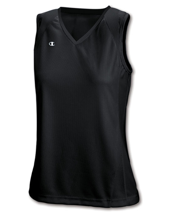 Champion Double Dry Solid-Color Mesh Sleeveless Lacrosse/Field Hockey Jersey