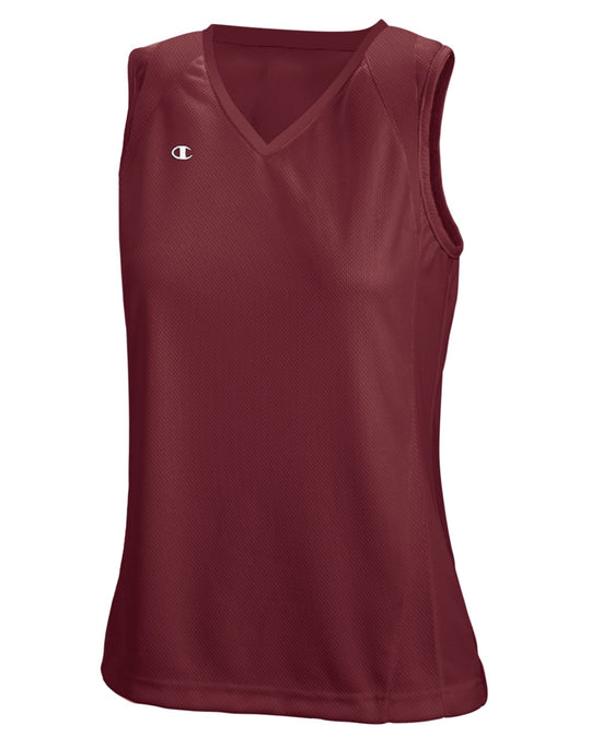Champion Double Dry Solid-Color Mesh Sleeveless Lacrosse/Field Hockey Jersey