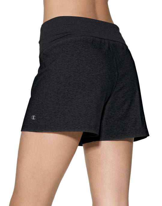 Champion Women`s PowerTrain Power Cotton Roll Down Shorts