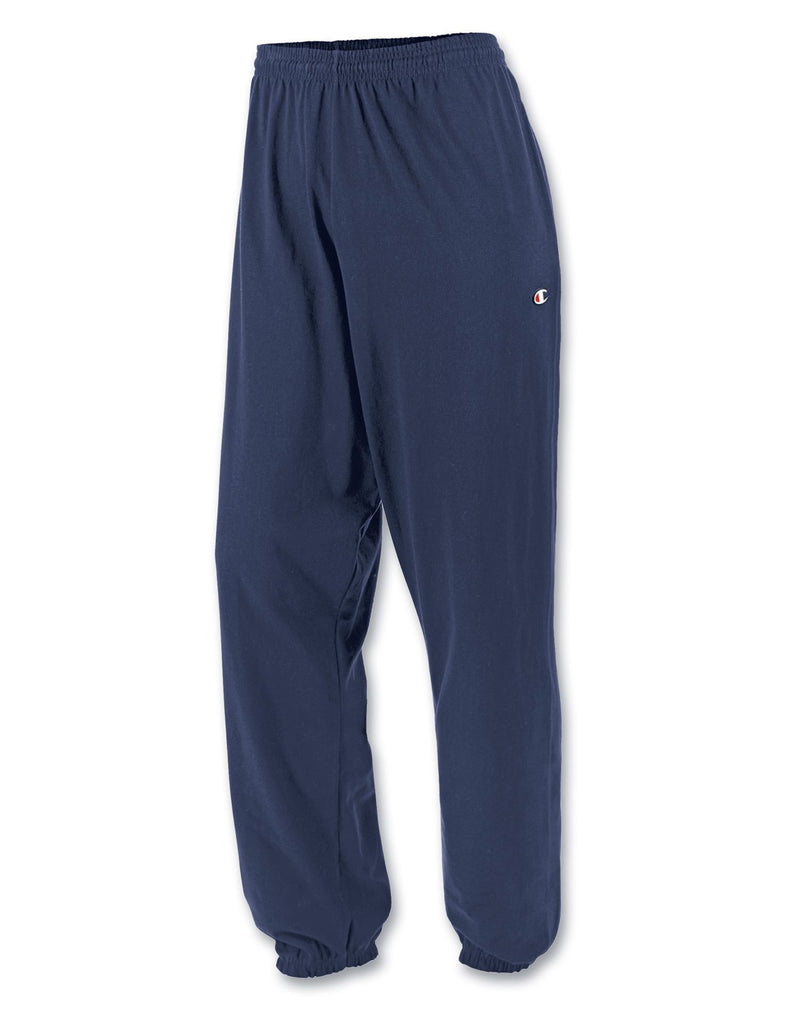 Champion Elastic-Bottom Men's Cotton Pants w/ Pockets