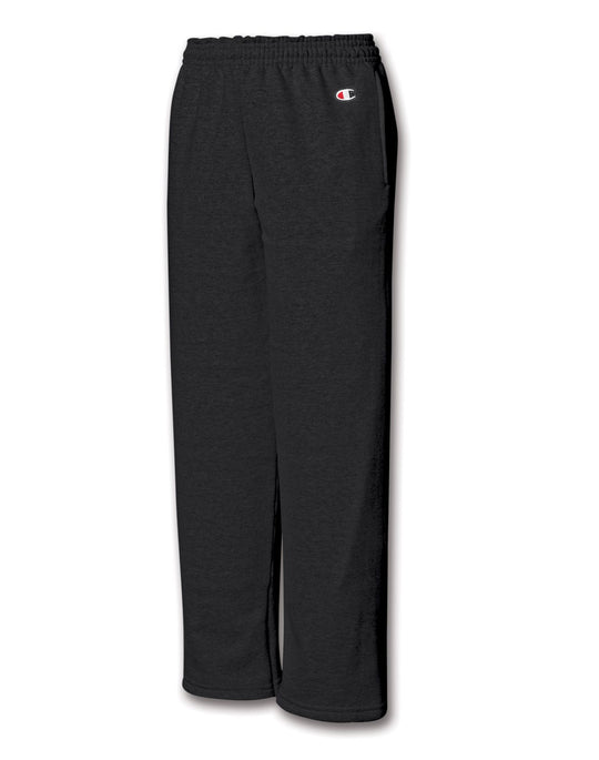 Champion Double Dry Action Fleece Kids' Sweatpants with Open Hems & Side Pockets