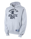 Champion Retro Rugby Men's Hoodie with 'Property Of' Graphic