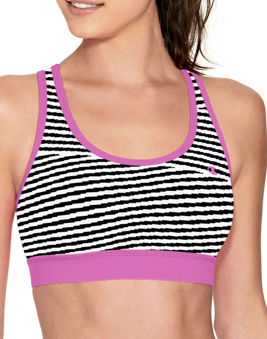 Champion Women's Double Dry Absolute Workout Medium Control Sports Bra