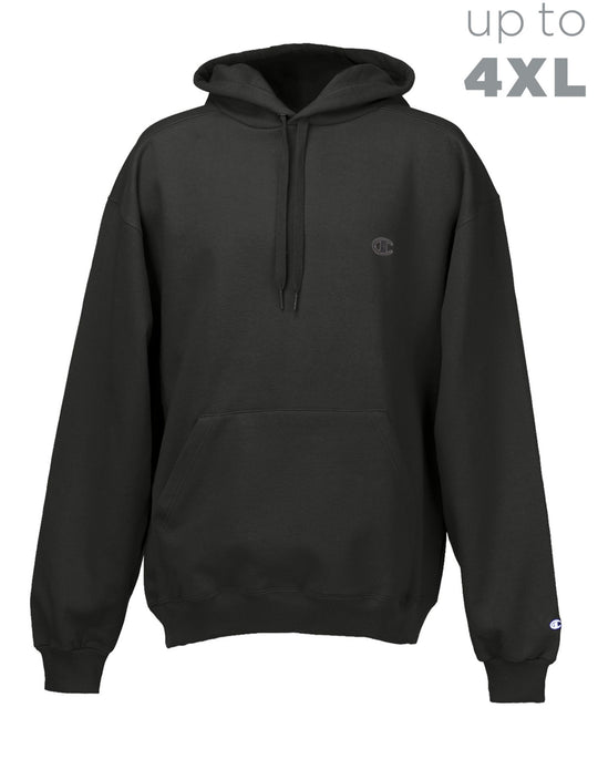 Champion Super Hood Fleece Men`s Hoodie with Small Embroidered C Logo