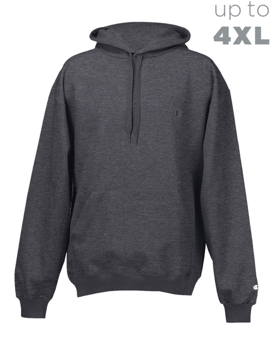 Champion Super Hood Fleece Men`s Hoodie with Small Embroidered C Logo