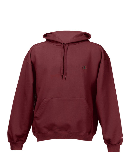 Champion Super Hood Fleece Men`s Hoodie with Small Embroidered C Logo