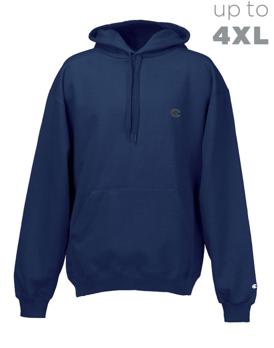 Champion Super Hood Fleece Men`s Hoodie with Small Embroidered C Logo