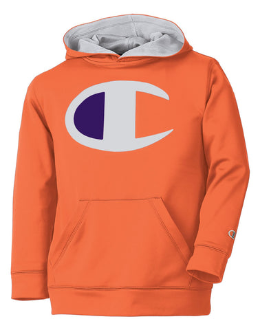 Champion Boys PowerTrain Sport Pullover Fleece Graphic Hoodie
