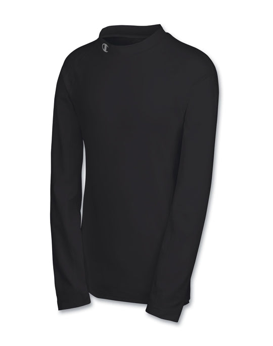 Champion Double Dry® Cold-Weather Mock-Neck Men's Compression T Shirt