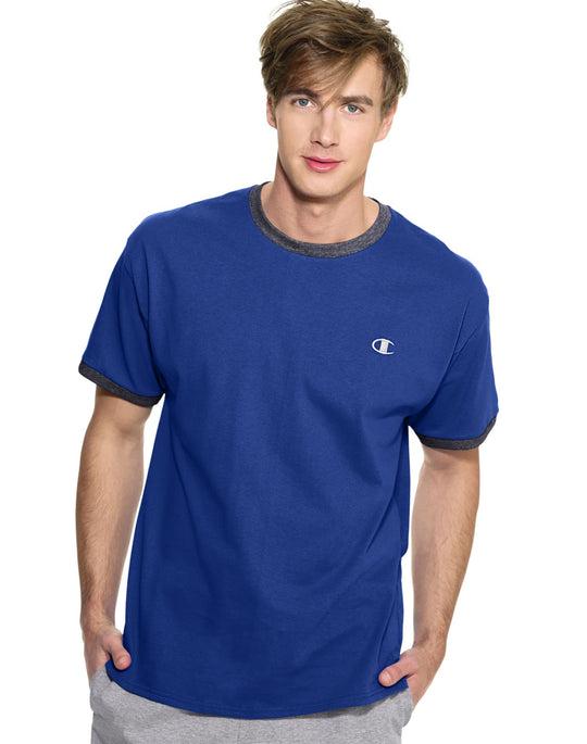 Champion Men's Jersey Ringer Tee