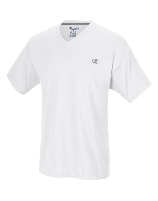 Champion Men`s Authentic Jersey V-Neck T-Shirt