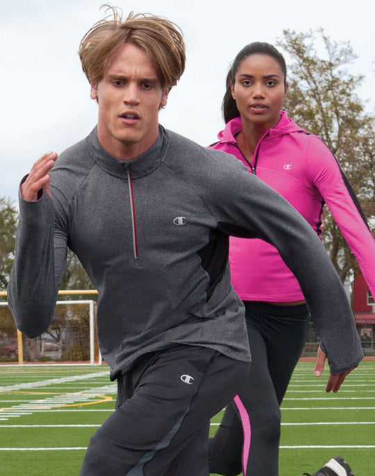Champion PerforMax Men's Chrono Half Zip with Champion Vapor Technology