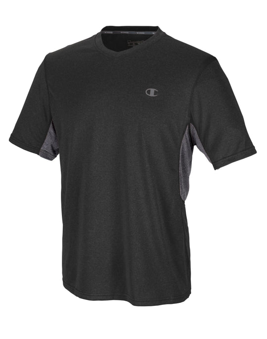 Champion Men`s PowerTrain Heather V-Neck T-Shirt