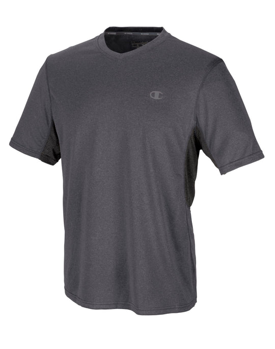 Champion Men`s PowerTrain Heather V-Neck T-Shirt