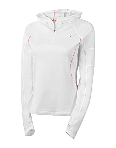 Champion Ultimate Double Dry+ Quarter-Zip Hooded Women's Pullover