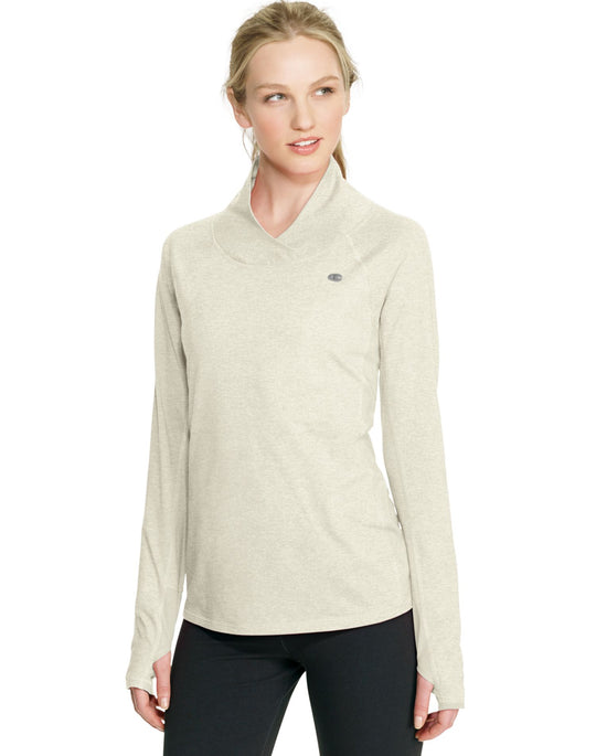 Champion Women`s POWERTRAIN Power Cotton Mock Neck