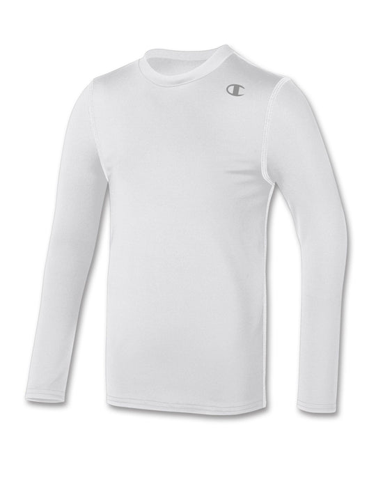 Champion Double Dry Long-Sleeve Kids' Compression T Shirt