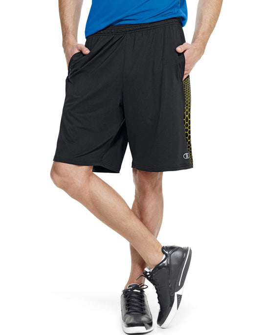 Champion Men`s PowerTrain PowerFlex Shorts With Pockets