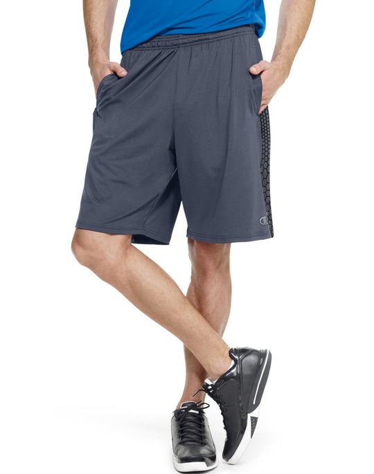 Champion Men`s PowerTrain PowerFlex Shorts With Pockets