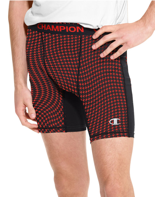 Champion Men`s PowerTrain PowerFlex Solid Compression Shorts