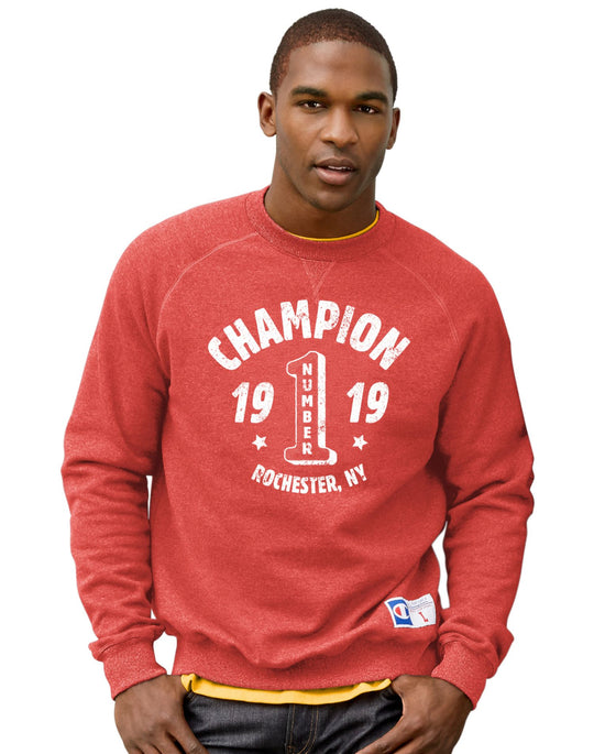 Champion Men`s Retro Graphic Crew