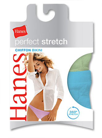 Hanes Perfect Panty Chiffon Bikini