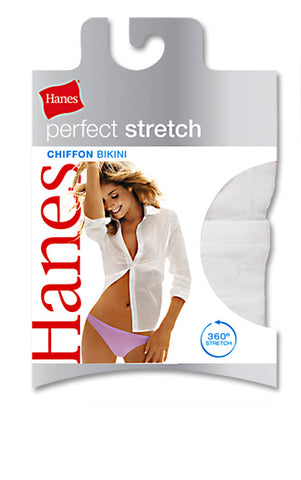 Hanes Perfect Panty Chiffon Bikini