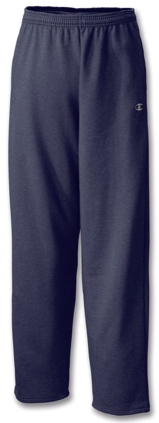 Champion Mens Double Dry Classic Wicking Fleece Open Bottom Pant