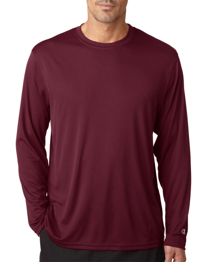 Champion Men's Double Dry Performance Long Sleeve Tee